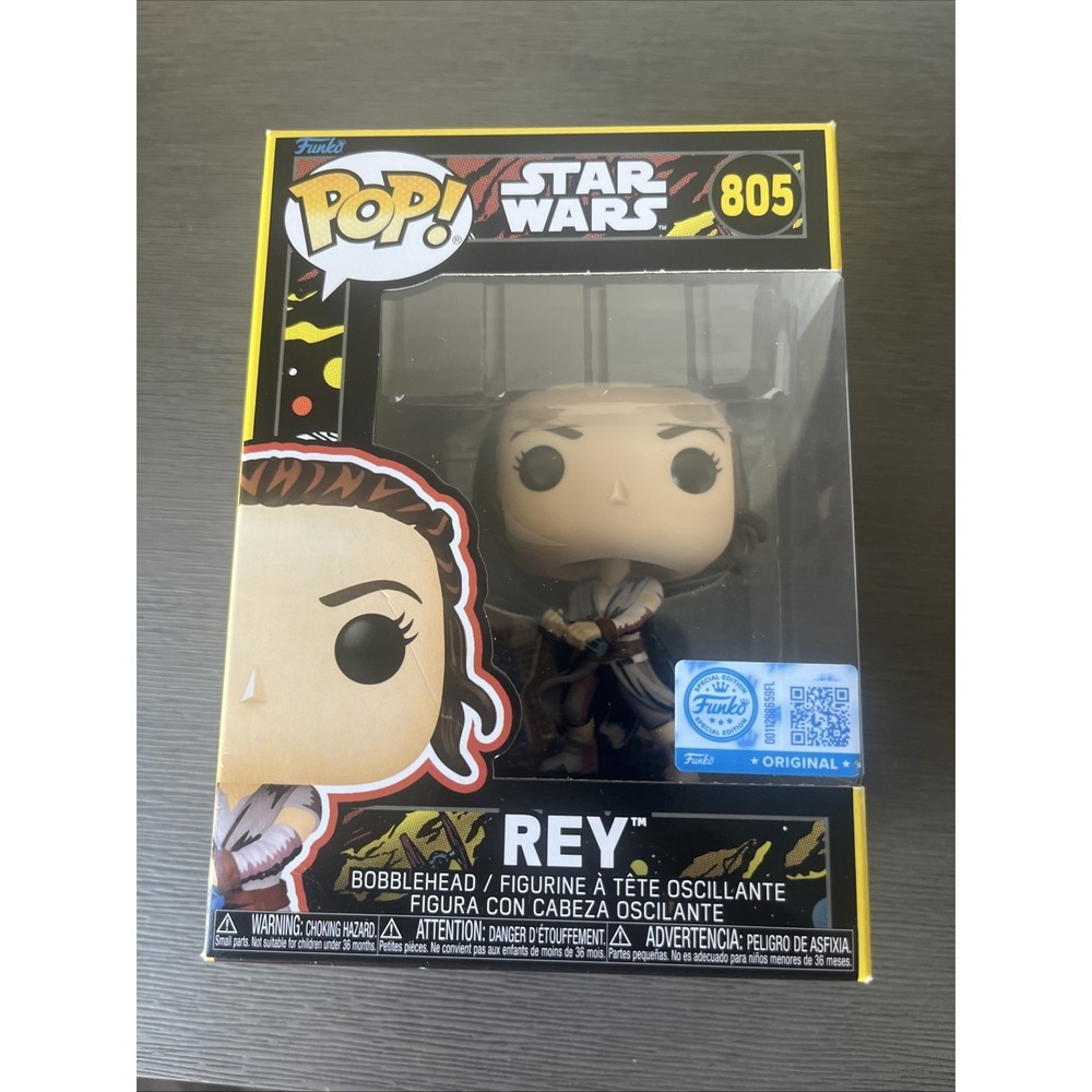 Funko POP! Star Wars Rey Retro Exclusive Special Edition Figure #805